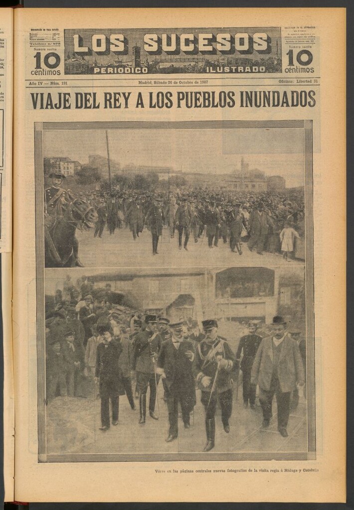Miniatura de Los Sucesos : periódico ilustrado del 26 de octubre de 1907