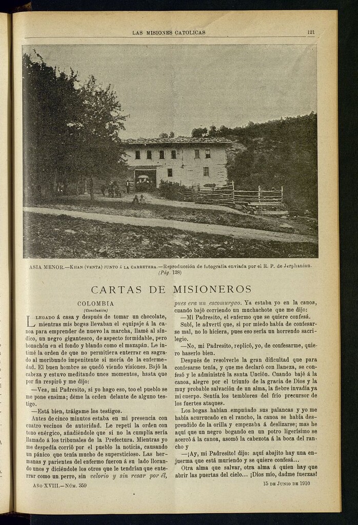 Miniatura de Las Misiones Católicas del 15 de junio de 1910