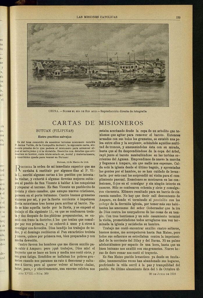Miniatura de Las Misiones Católicas del 30 de junio de 1910