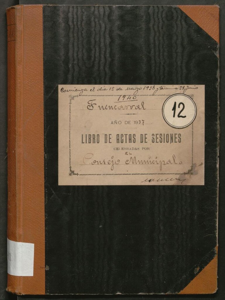 Miniatura de Actas y acuerdos del ayuntamiento de Fuencarral de 1938-1940. Libro 711 (parte 2)