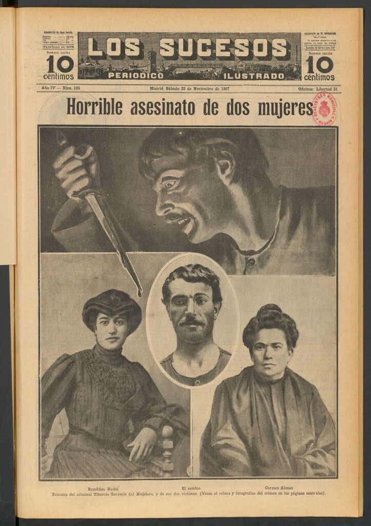 Miniatura de Los Sucesos : periódico ilustrado del 23 de noviembre de 1907