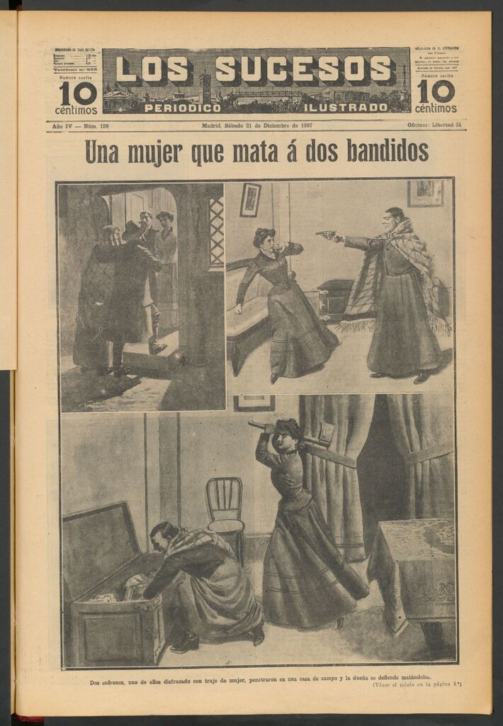 Miniatura de Los Sucesos : periódico ilustrado del 21 de diciembre de 1907