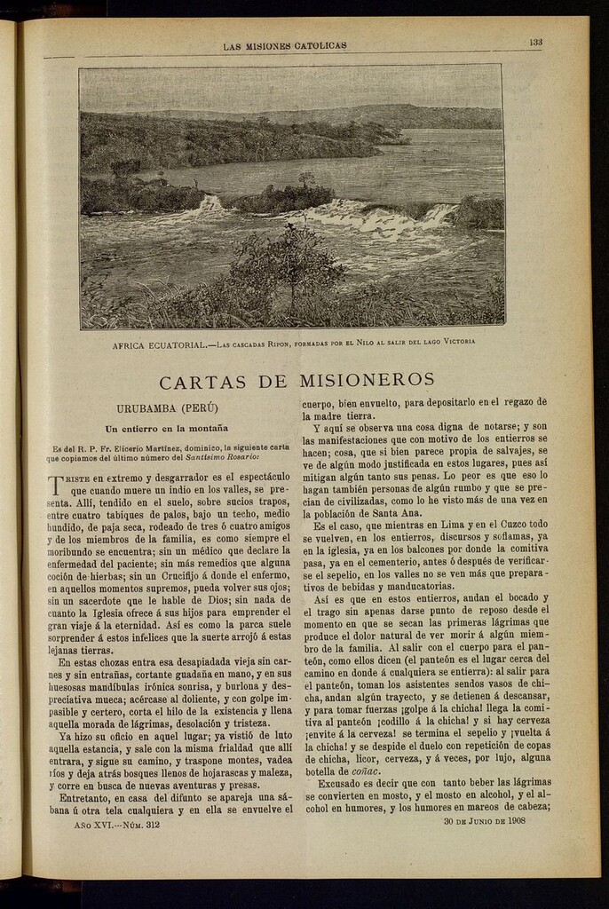 Miniatura de Las Misiones Católicas del 30 de junio de 1908