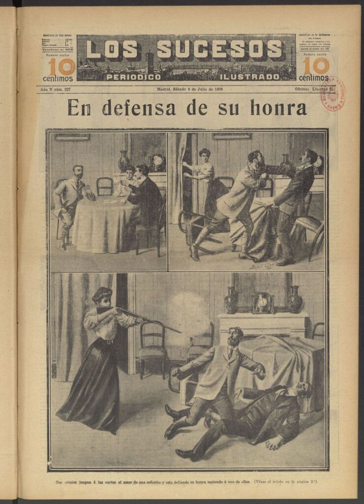Miniatura de Los Sucesos : periódico ilustrado del 4 de julio de 1908