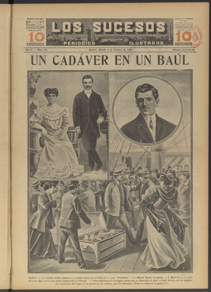 Miniatura de Los Sucesos : periódico ilustrado del 3 de octubre de 1908