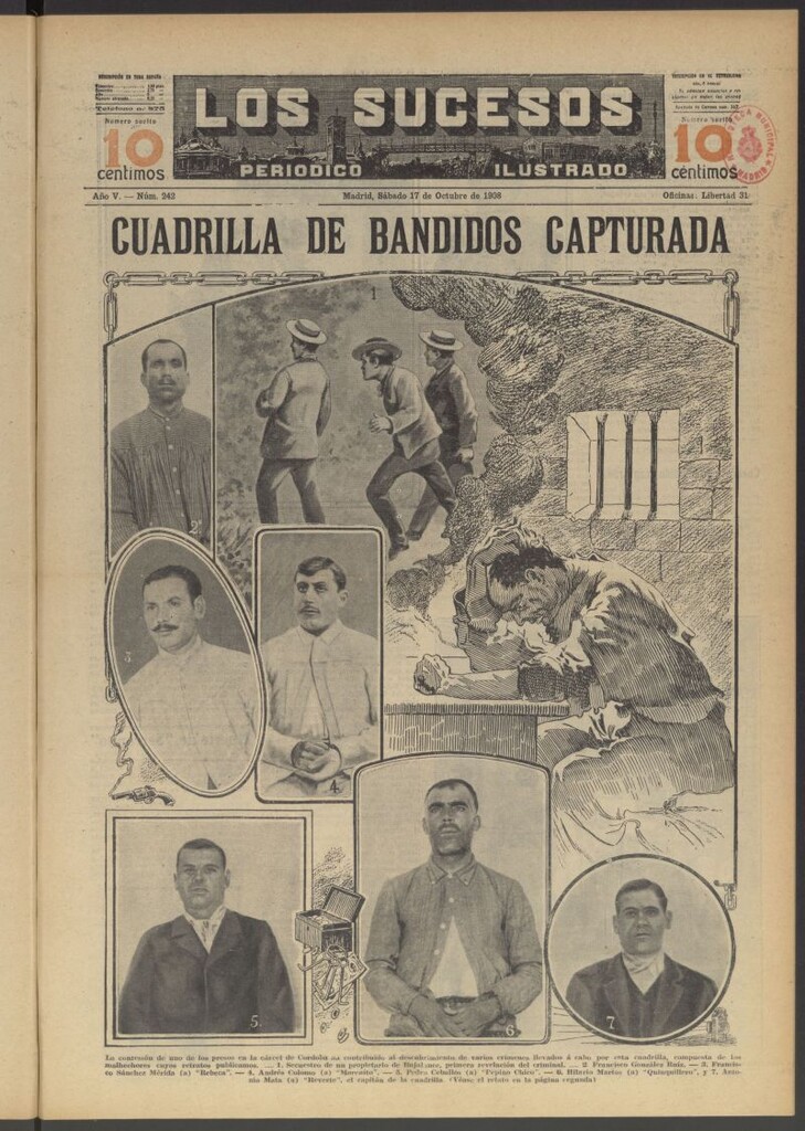 Miniatura de Los Sucesos : periódico ilustrado del 17 de octubre de 1908