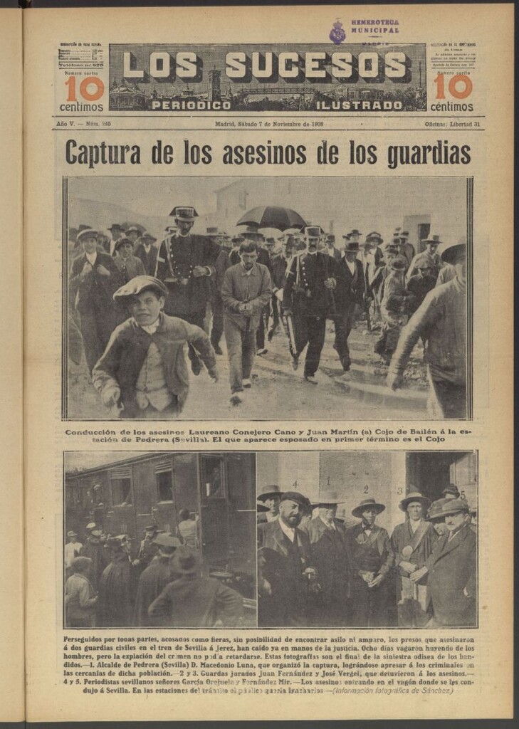 Miniatura de Los Sucesos : periódico ilustrado del 7 de noviembre de 1908
