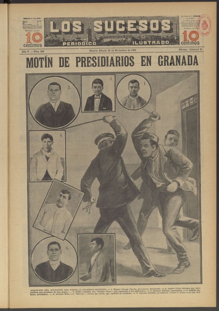 Miniatura de Los Sucesos : periódico ilustrado del 28 de noviembre de 1908
