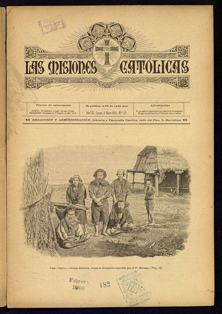 Miniatura de Las Misiones Católicas del 15 de enero de 1900