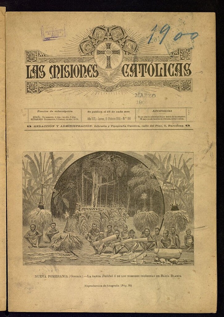 Miniatura de Las Misiones Católicas del 15 de febrero de 1900
