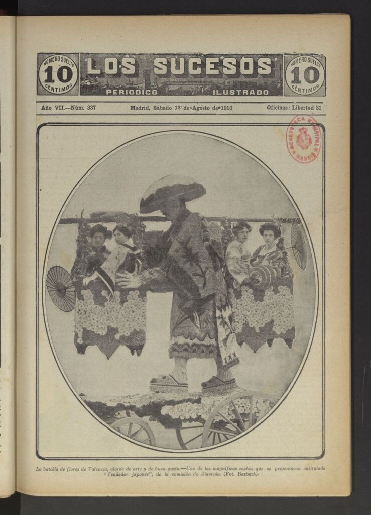 Miniatura de Los Sucesos : periódico ilustrado del 13 de agosto de 1910