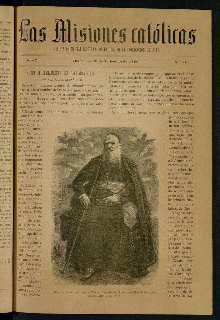 Miniatura de Las Misiones Católicas del 30 de septiembre de 1880