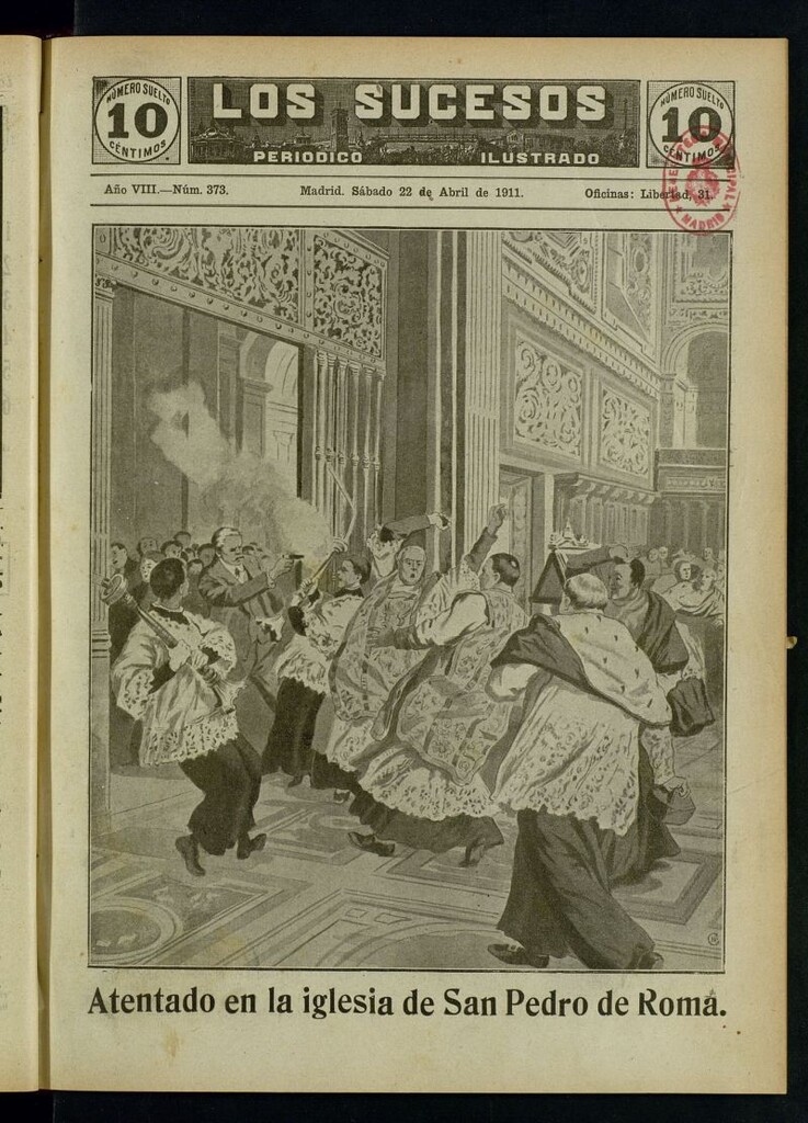 Miniatura de Los Sucesos : periódico ilustrado del 22 de abril de 1911