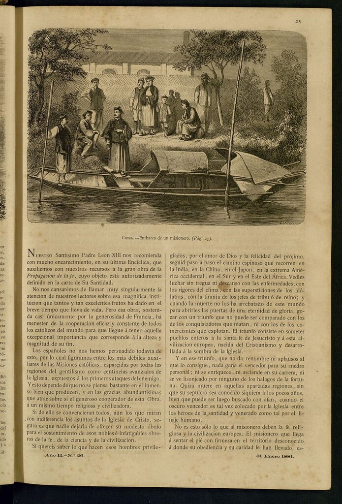 Miniatura de Las Misiones Católicas del 31 de enero de 1881