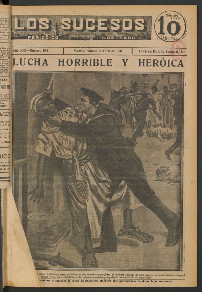 Miniatura de Los Sucesos : periódico ilustrado del 15 de abril de 1916