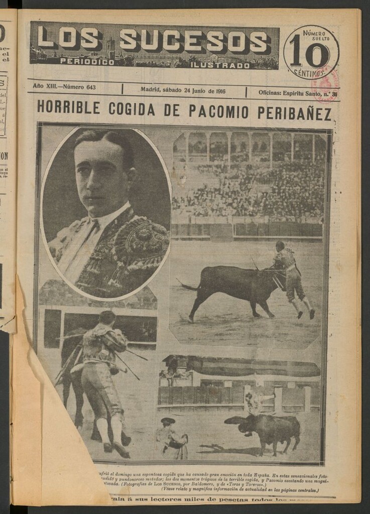 Miniatura de Los Sucesos : periódico ilustrado del 24 de junio de 1916