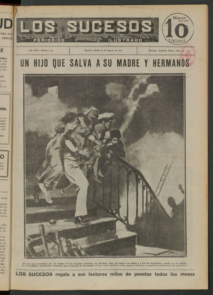 Miniatura de Los Sucesos : periódico ilustrado del 26 de agosto de 1916