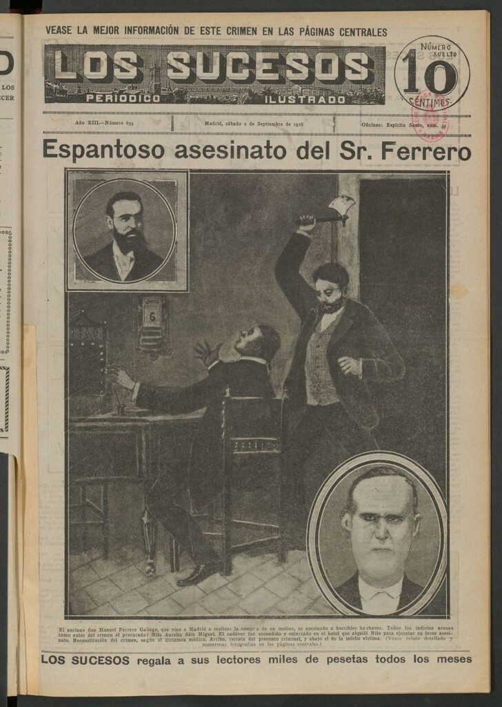 Miniatura de Los Sucesos : periódico ilustrado del 2 de septiembre de 1916