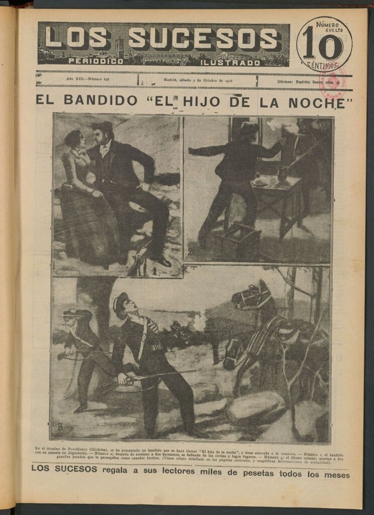 Miniatura de Los Sucesos : periódico ilustrado del 7 de octubre de 1916