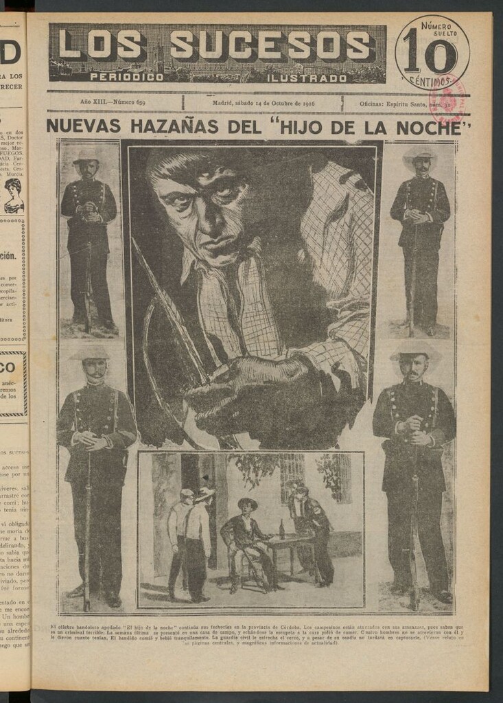 Miniatura de Los Sucesos : periódico ilustrado del 14 de octubre de 1916