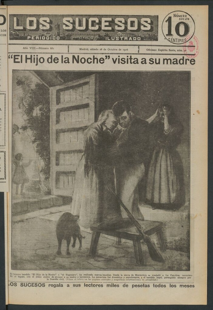 Miniatura de Los Sucesos : periódico ilustrado del 28 de octubre de 1916