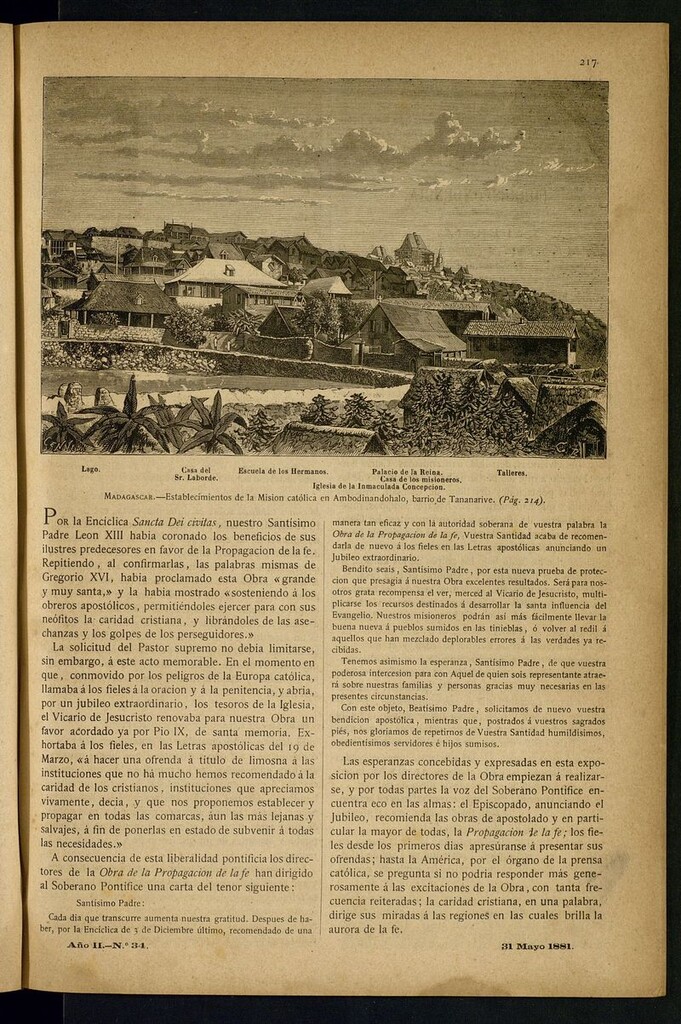Miniatura de Las Misiones Católicas del 31 de mayo de 1881