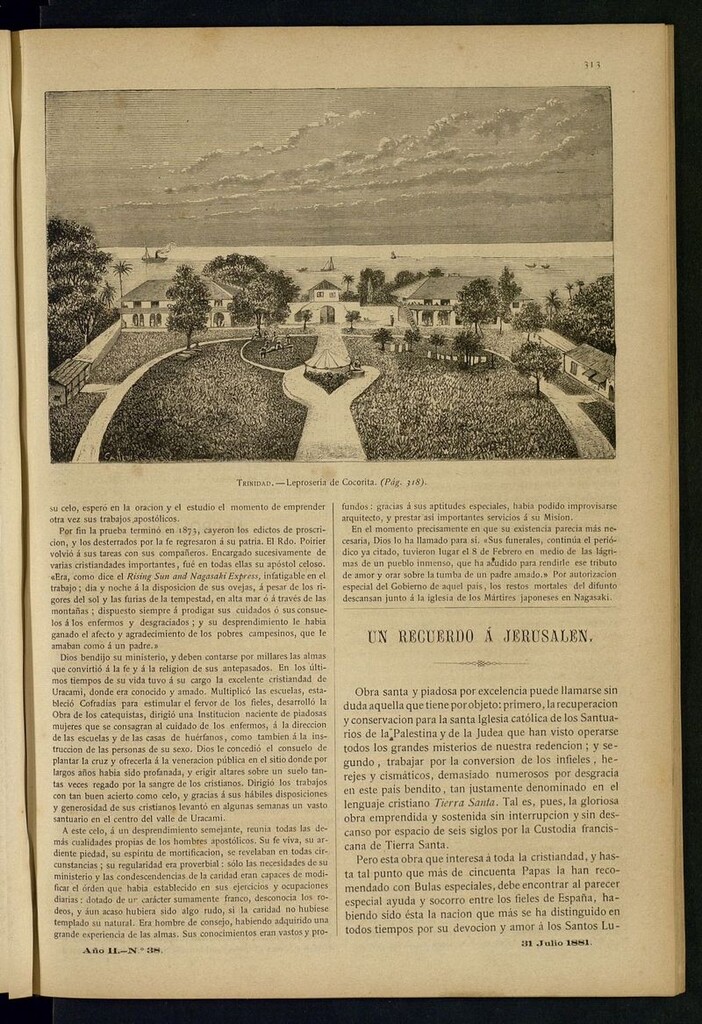 Miniatura de Las Misiones Católicas del 31 de julio de 1881