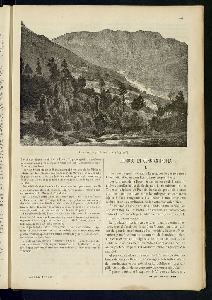 Miniatura de Las Misiones Católicas del 31 de diciembre de 1881