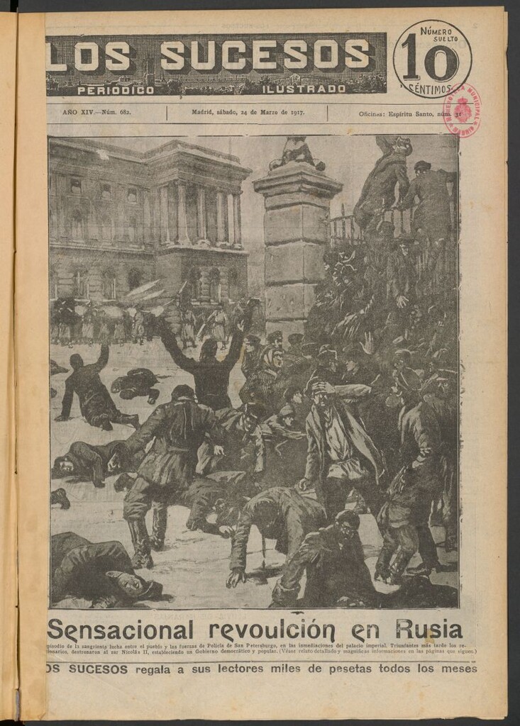 Miniatura de Los Sucesos : periódico ilustrado del 24 de marzo de 1917