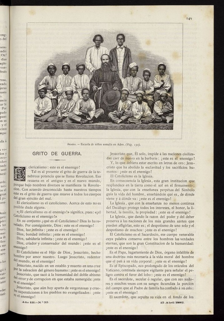 Miniatura de Las Misiones Católicas del 15 de abril de 1882