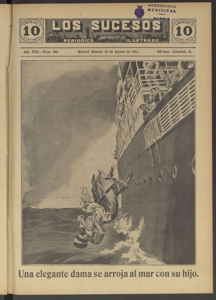 Miniatura de Los Sucesos : periódico ilustrado del 19 de agosto de 1911
