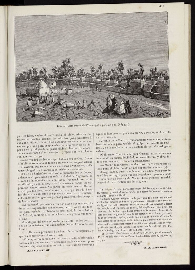 Miniatura de Las Misiones Católicas del 15 de octubre de 1882