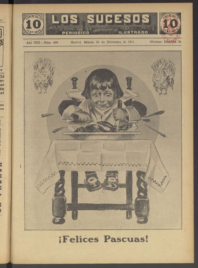 Miniatura de Los Sucesos : periódico ilustrado del 23 de diciembre de 1911